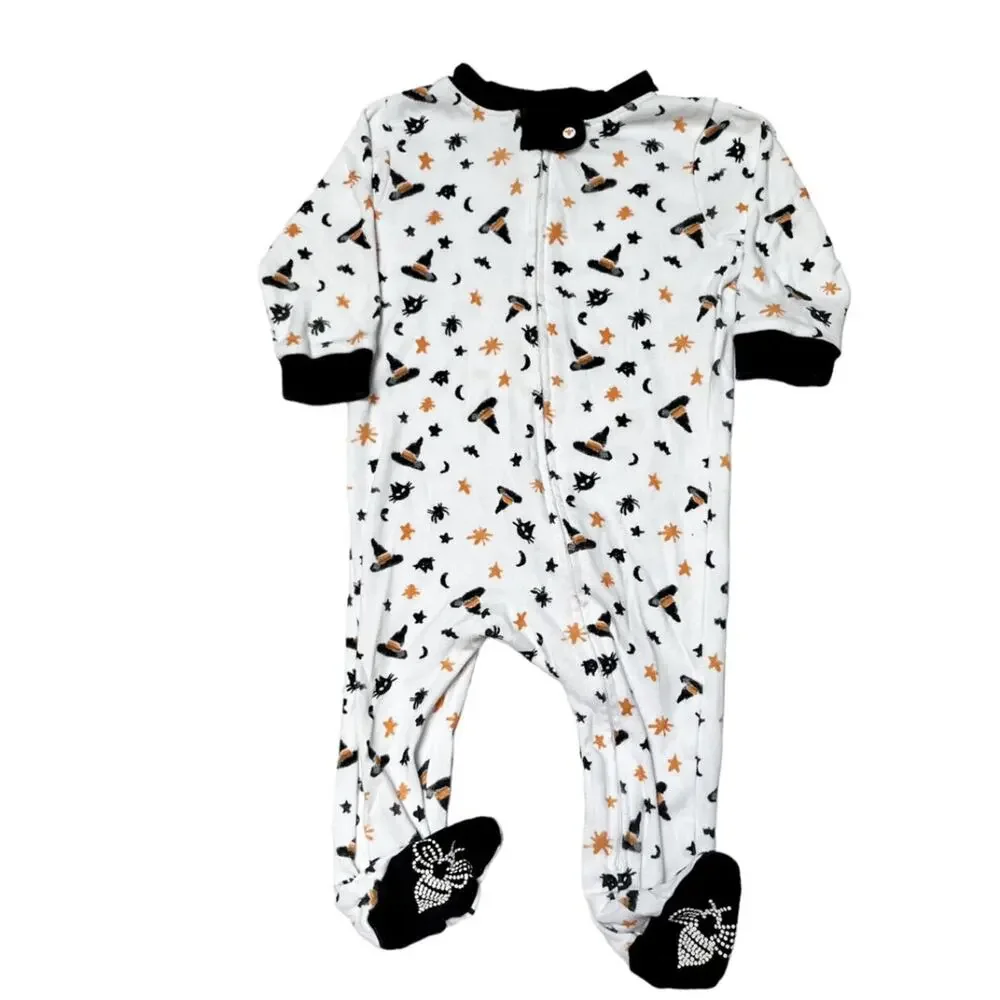 Burt's Bees Organic Halloween Sleeper PJs Size 6-9m